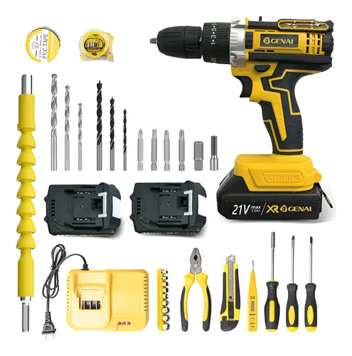 Taladro Dewalt 68v Con 34 Accesorios
